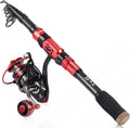 Sougayilang Telescopic Fishing Rod Reel Combo - Portable Spinning Set