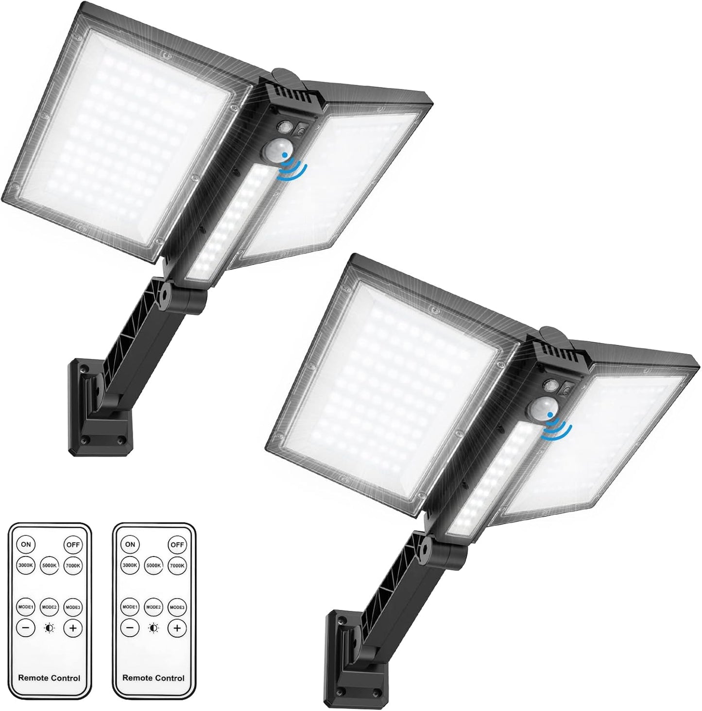 Solar Powered Street Lights with Motion Sensor for Outdoor Use 2023