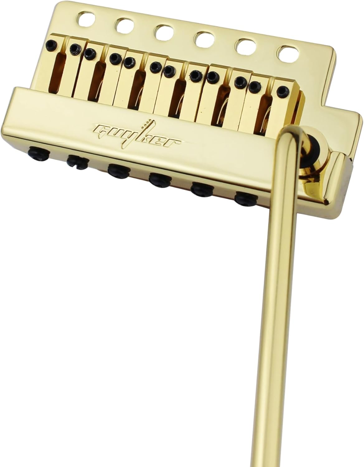 Guyker Guitar Tremolo Bridge with Brass Saddle and Block Kit