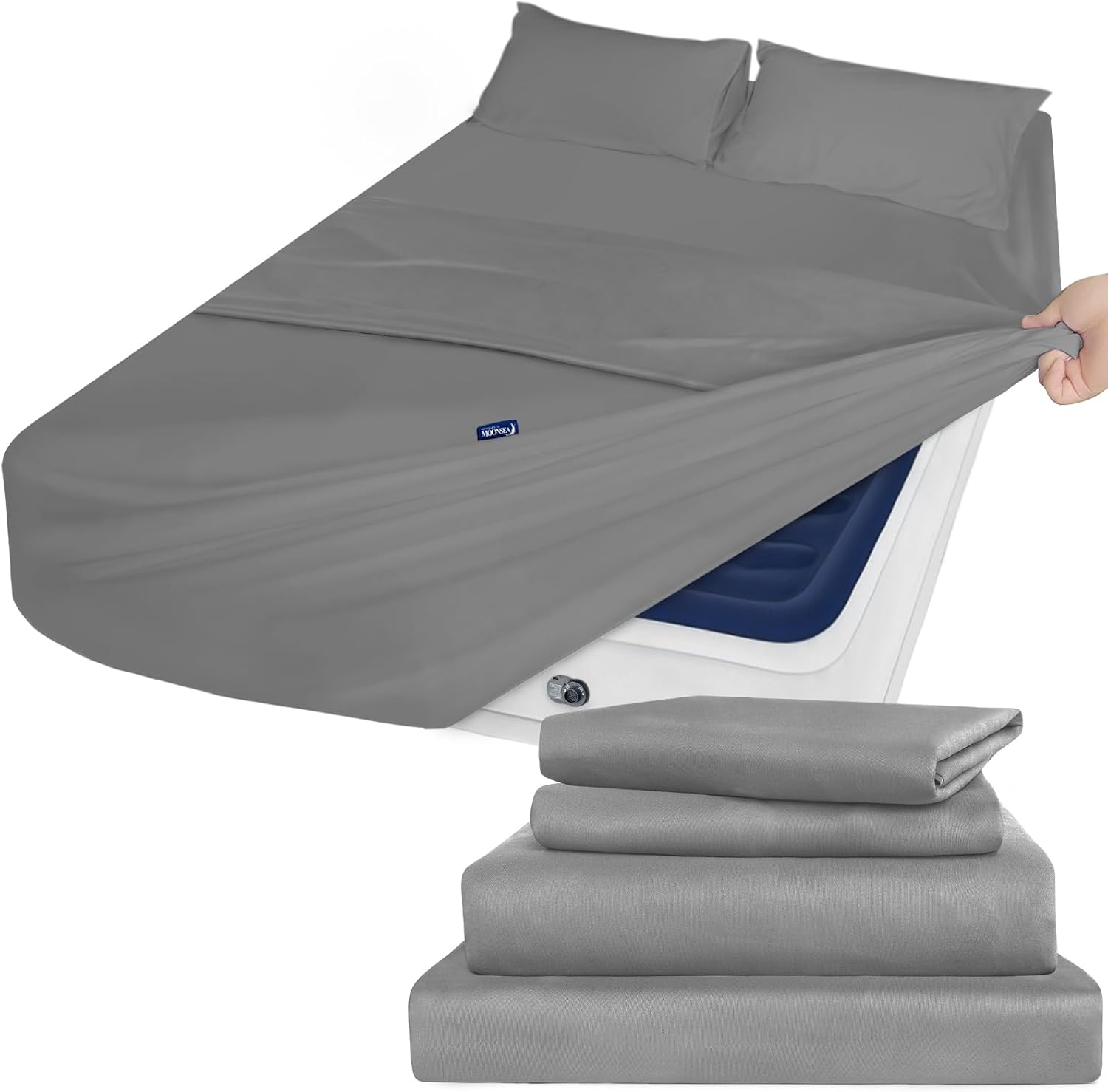 Extra Deep Pocket Full Sheet Set for Comfort and Convenience