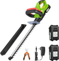 VIVOSUN 20 Cordless Hedge Trimmer with Dual-Action Blade