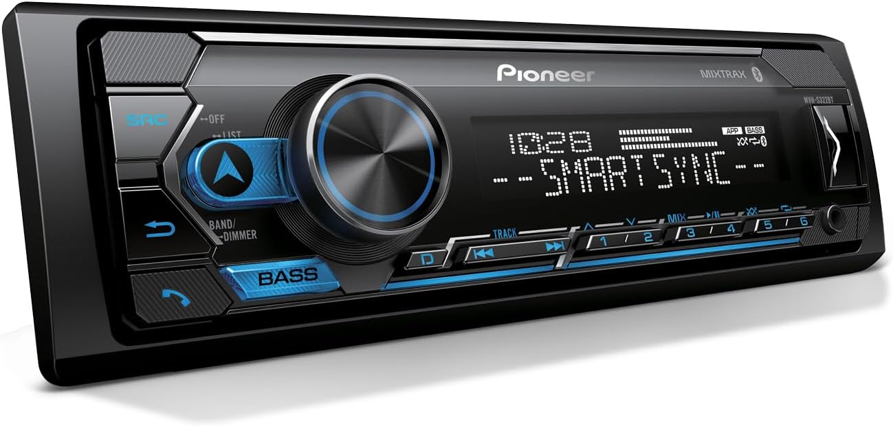 Pioneer MVH-S322BT Bluetooth Car Stereo for Enhanced Audio