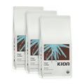 Kion Organic Coffee Whole Bean Dark Roast 12 Oz (3 Pack) - Clean, Low