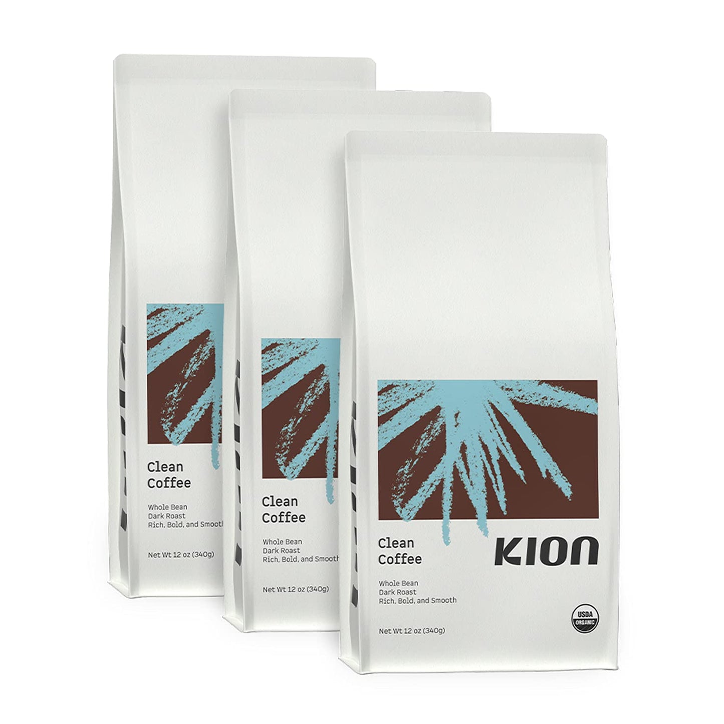 Kion Organic Coffee Whole Bean Dark Roast for Health and Taste