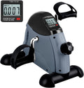 Mini Exercise Bike Under Desk Pedal Exerciser - Compact Dual Use