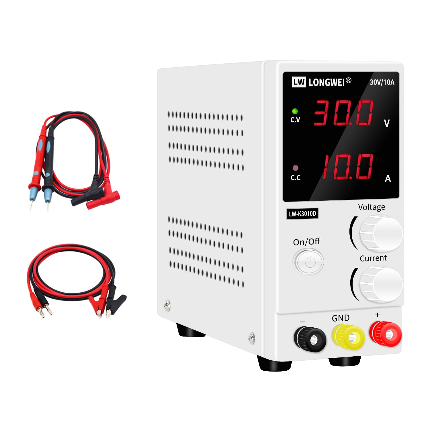 DC Power Supply Variable 0-30V 0-10A Adjustable Switching