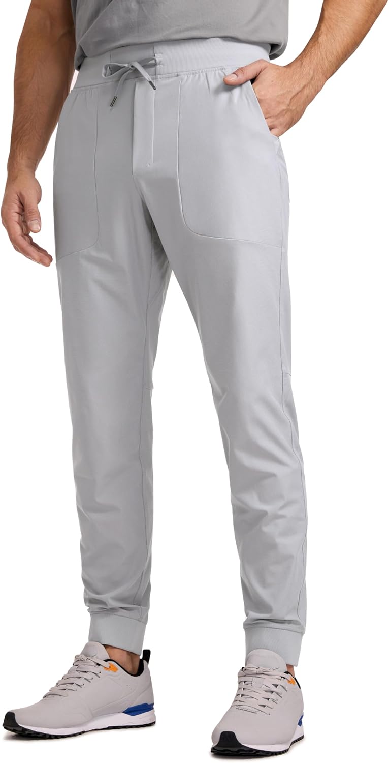 CRZ YOGA All Day Comfy Golf Joggers for Men - Quick Dry Pants