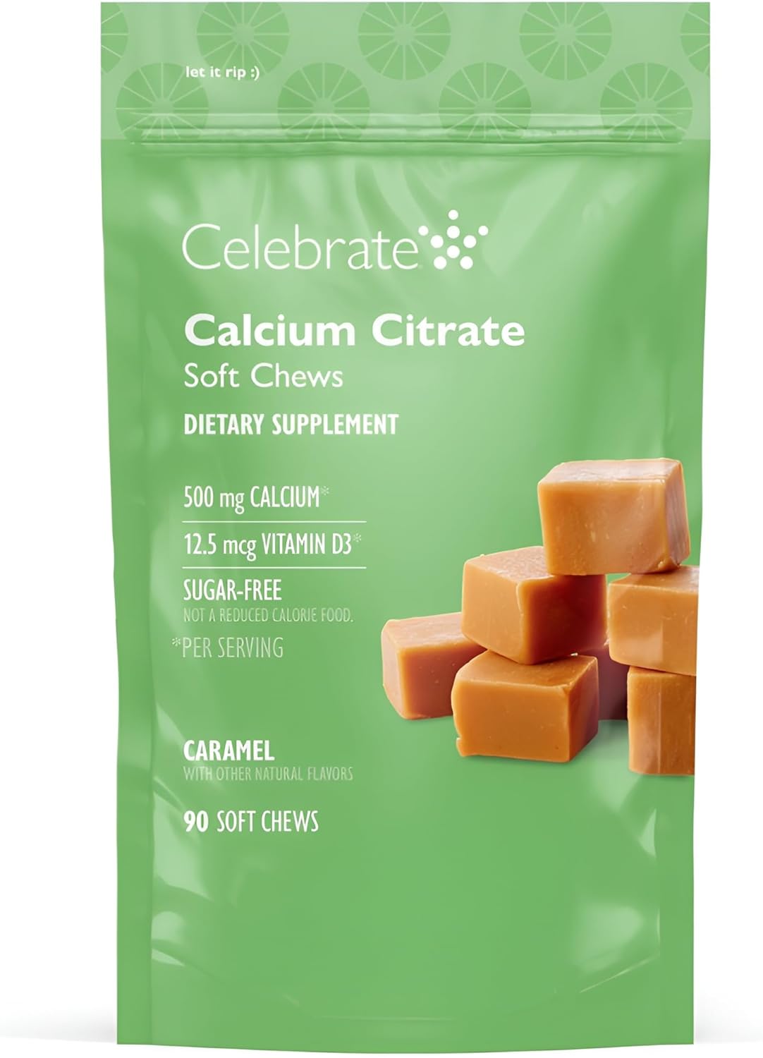 Celebrate Vitamins Bariatric Calcium Citrate Soft Chews 500mg