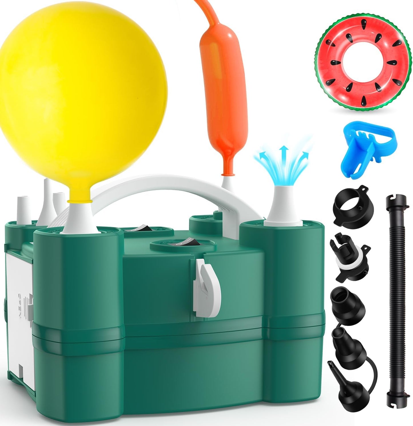 3-in-1 Electric Balloon Pump for Fast Inflation and Deflation