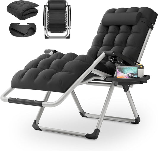 MoNiBloom Zero Gravity Chair - Comfortable Folding Lounger