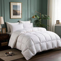 Serta Goose Feathers Down Fiber Comforter Twin - Extra Warmth