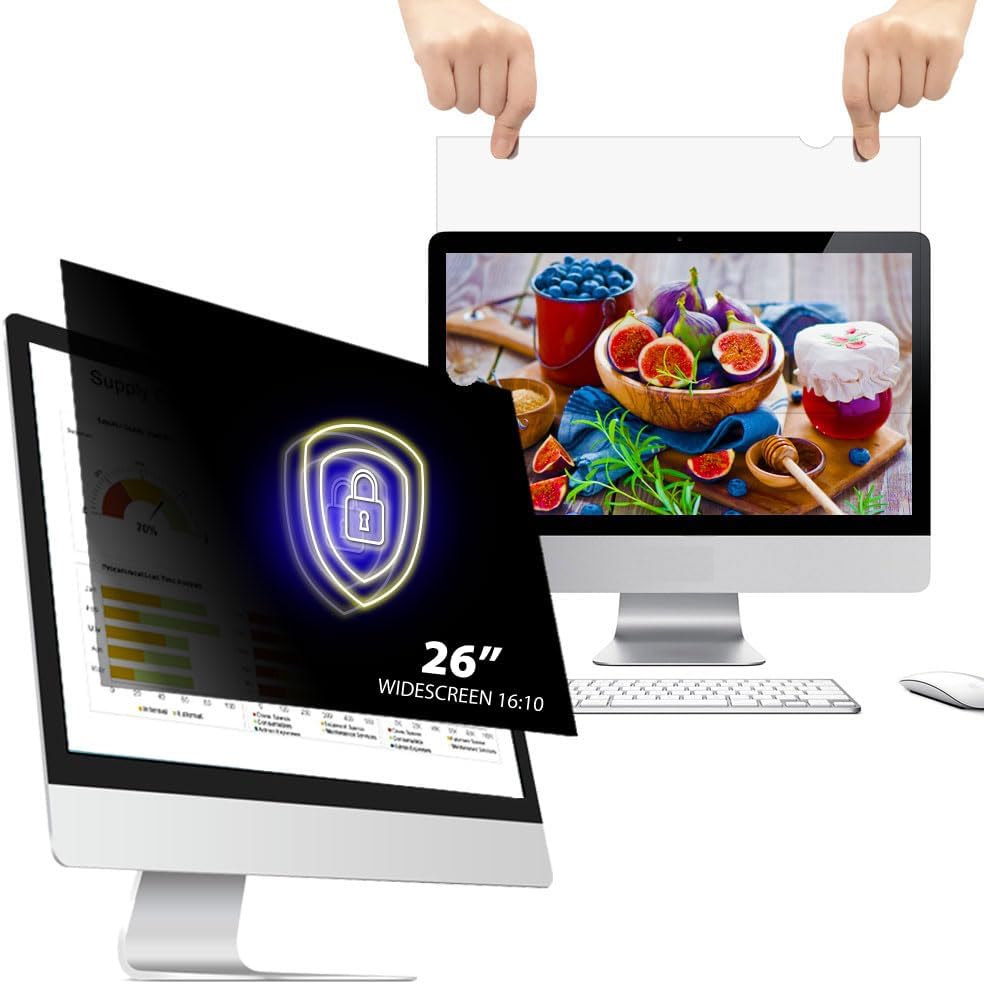 26 Inch Computer Privacy Screen Filter - Anti-Glare Protector