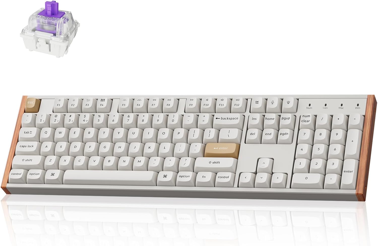 Keychron K10 HE Hall Effect Keyboard Wireless with RGB Lighting