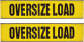 VULCAN Oversize Load Banner - Heavy Duty Mesh 18in x 84in