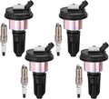 Set of 6 Ignition Coil Pack UF303 and Spark Plugs 5019 - Multi Vehicle