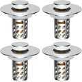 iFealClear 4 Pack All Metal Bathroom Sink Stopper for Drains