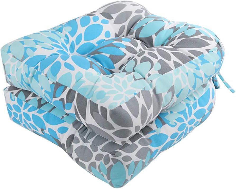 Outdoor Chair Cushions for Comfort and Durability in Blue&Gray
