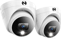 Night Owl Add On Wired 2K HD Indoor/Outdoor Deterrence Dome Cameras