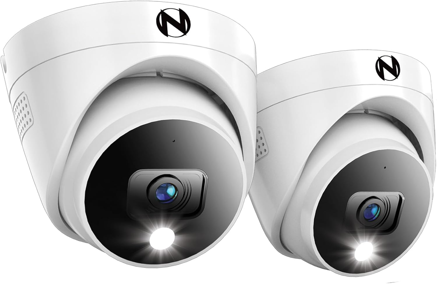 Night Owl Wired 2K HD Indoor/Outdoor Dome Cameras with Audio