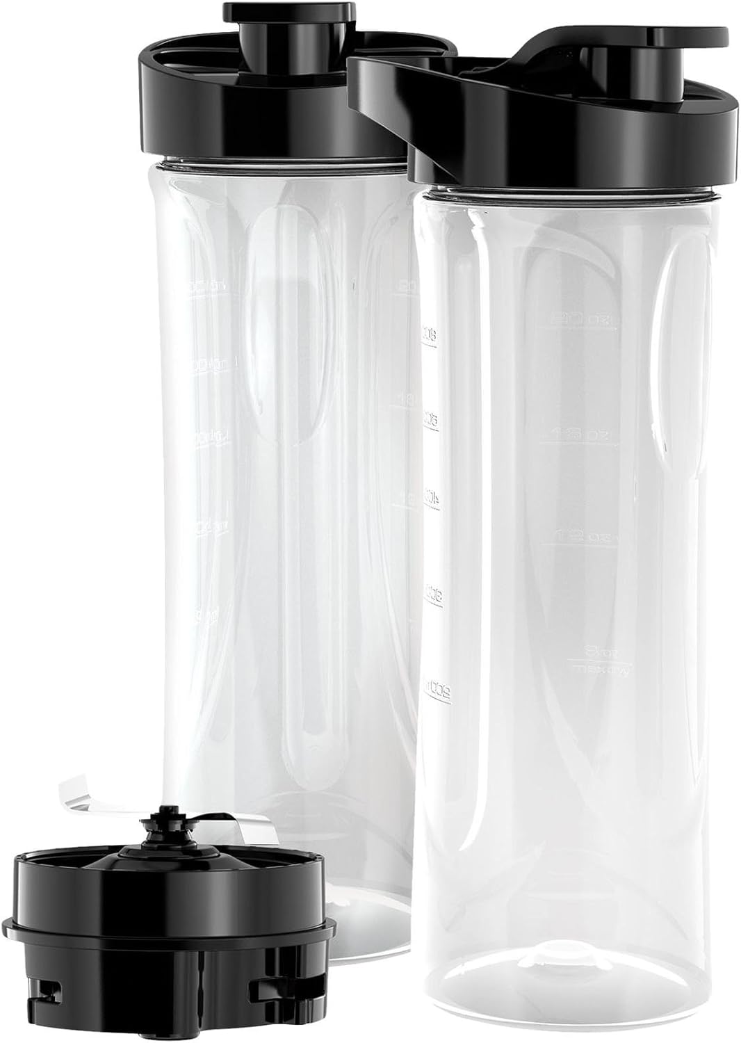 BLACK+DECKER Set of 2 BPA-free Blender Jars with FusionBlade
