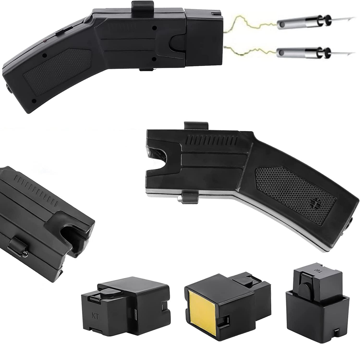 MVQQ Safety Remote Electric Shock Stun Gun for Women Self Defense