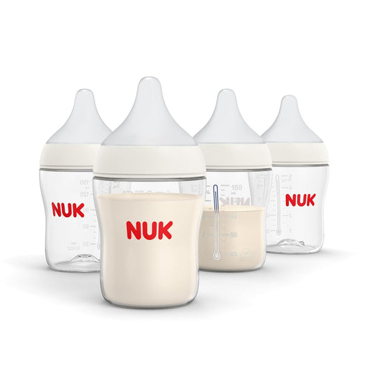 NUK 4 Pack Slow Flow Anti-Colic Bottles