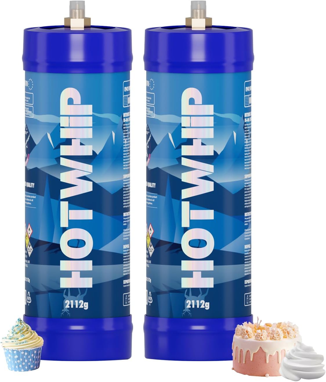 Hotwhip: 99.99% Pure Nitrous Oxide for Premium Whipped Cream