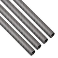 500mm 18mm x 20mm Carbon Fiber Tubes Matte Surface - 4PCS