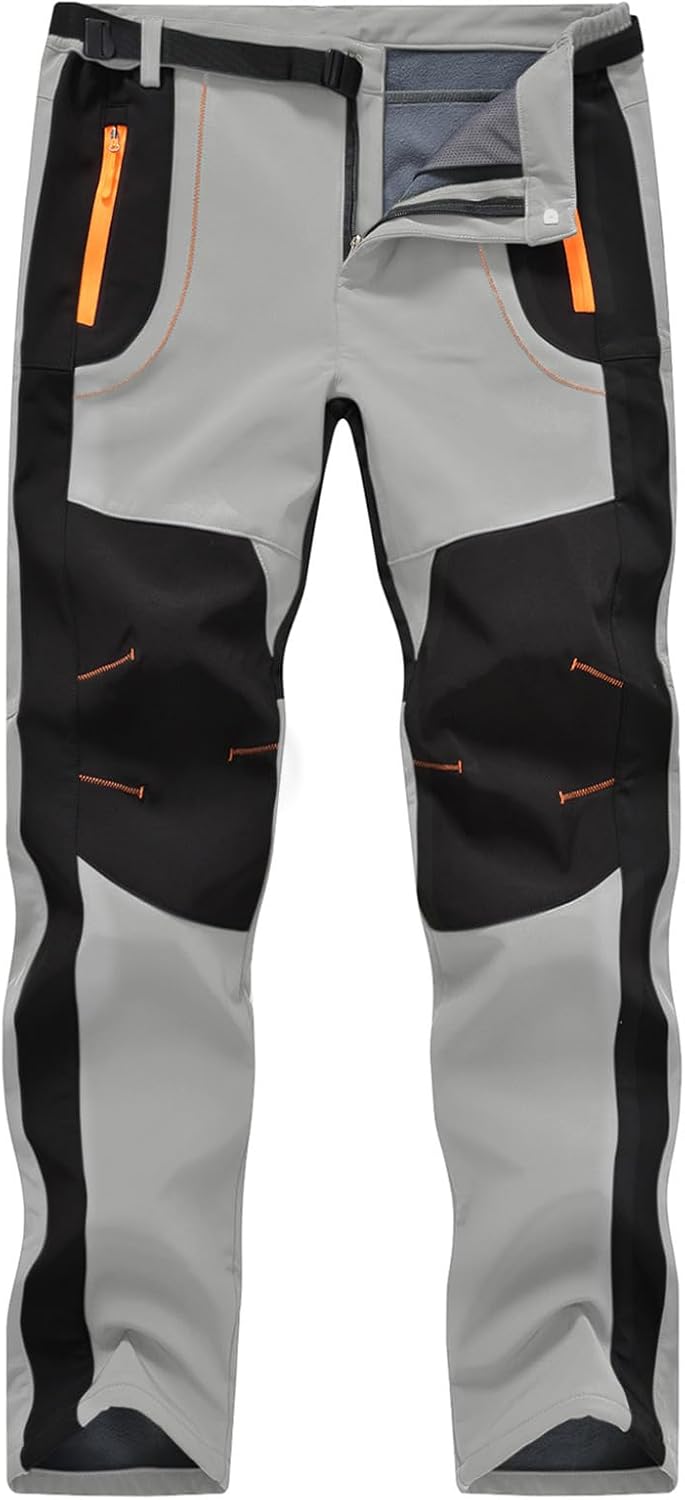 TBMPOY Men's Snow Ski Hiking Pants for Winter Activities