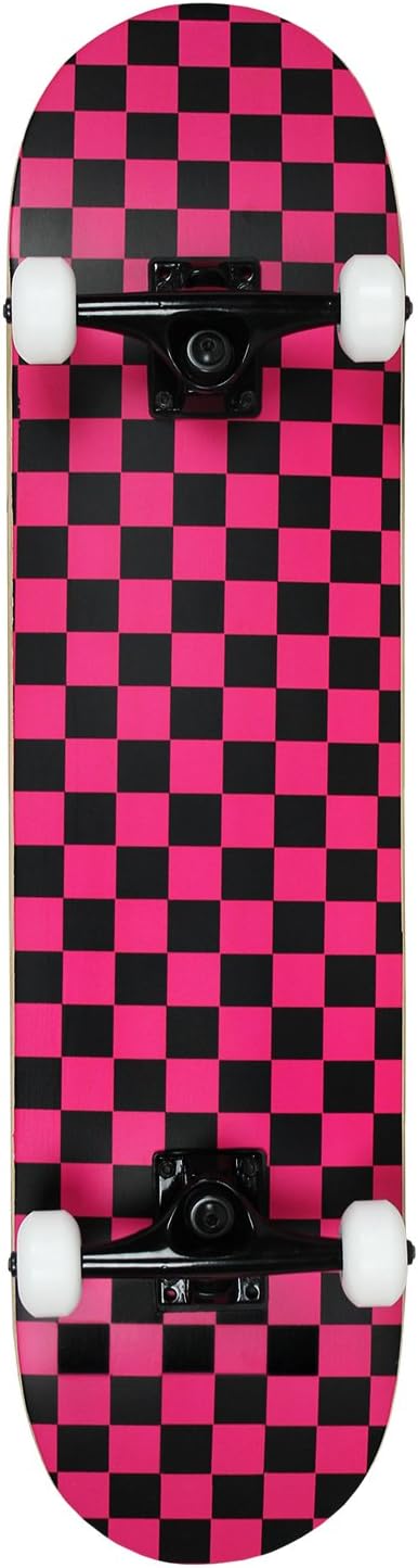 Krown Rookie Checker Skateboard - Perfect for Beginners