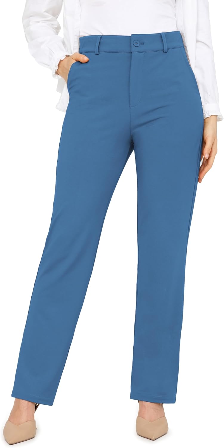 Bamans Dress Pants for Women with Tummy Control and Style