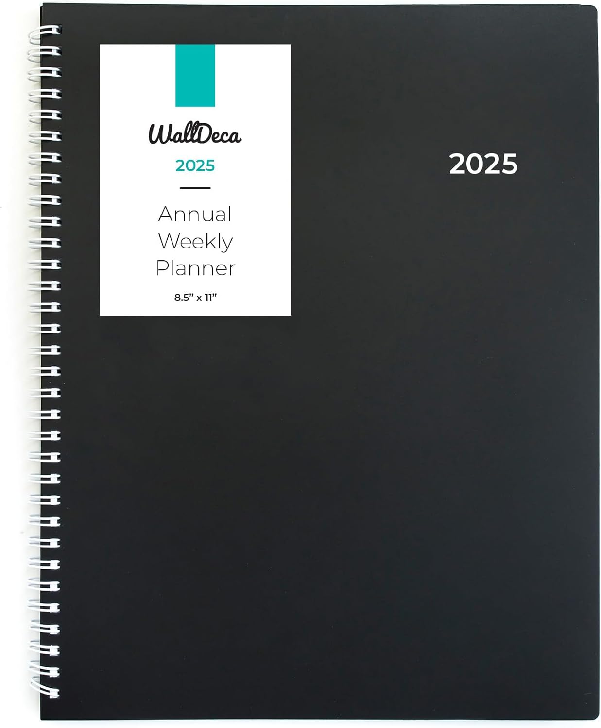 2025 Planner: Flexible Cover, Notes Pages, Twin-Wire Binding