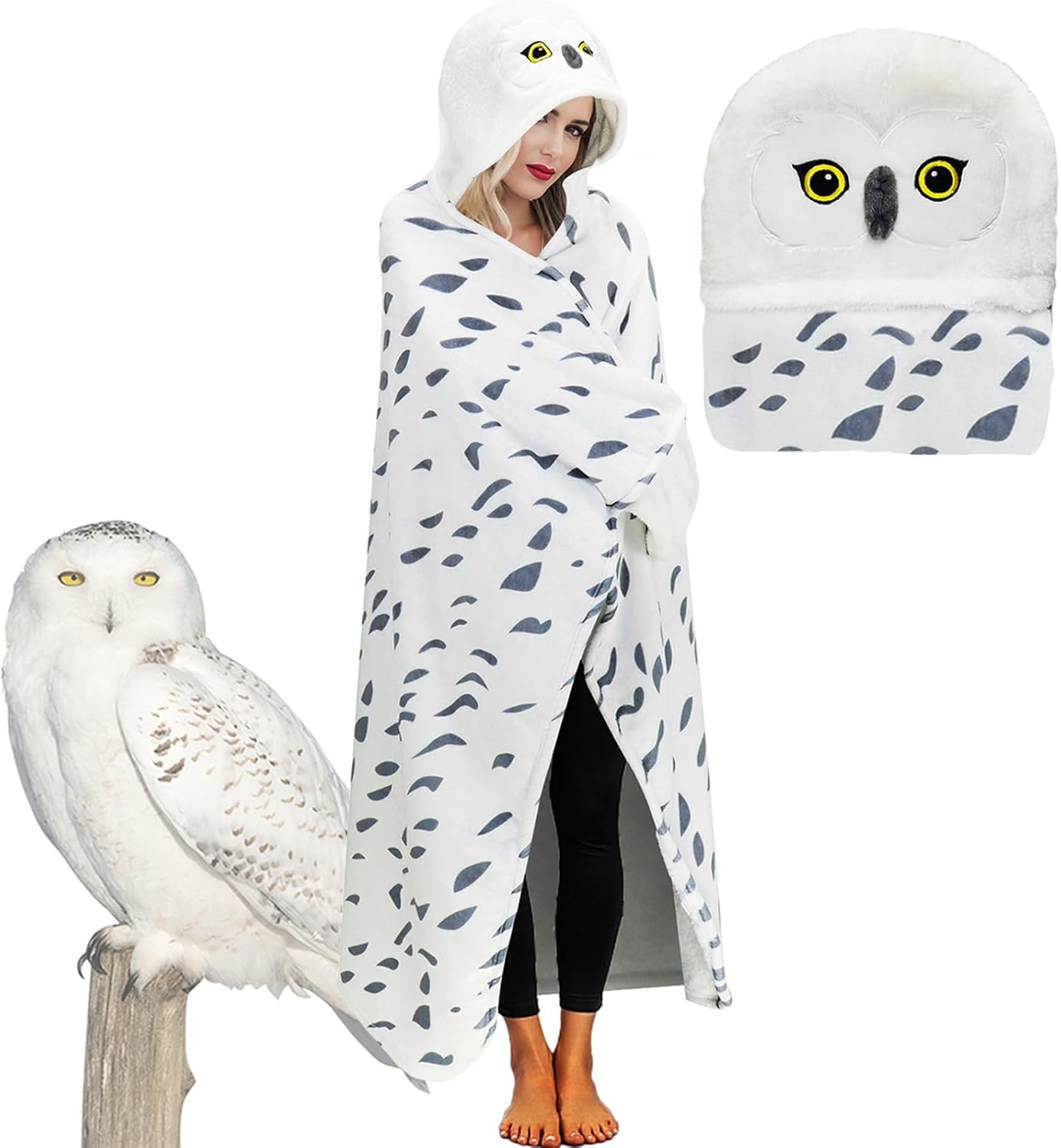 Cozy Owl Wearable Blanket - Super Soft & Comfy!