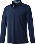 Mens Polo Shirts Short and Long Sleeve Casual Solid Dry Fit
