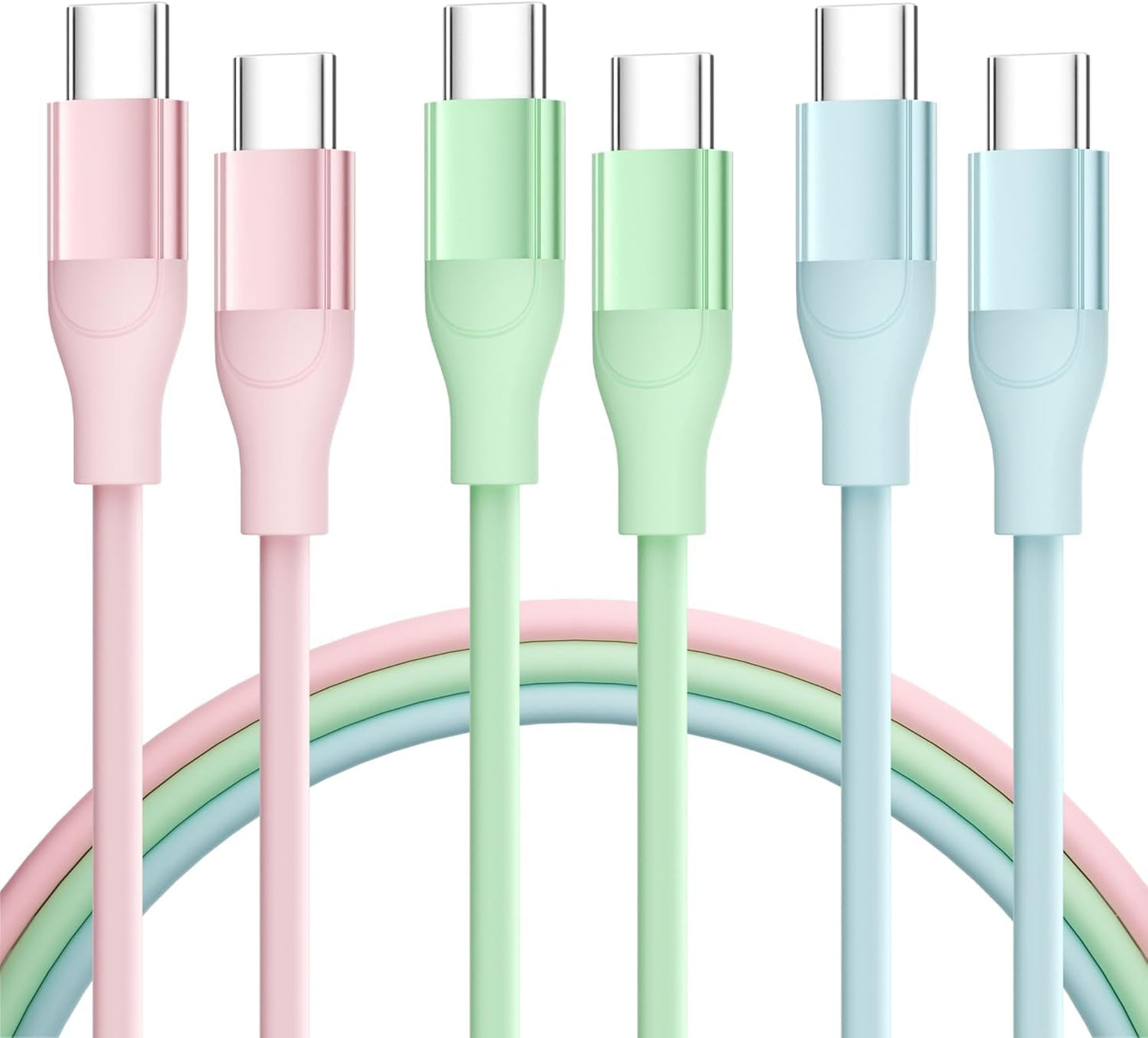 Fast Charge 60W USB C Cable 3 Pack