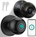 Fingerprint Door Knob Smart Lock - App Control and Keyless Security