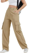 AVAMO Cargo Pants for Women High Waist Wide Leg - Comfortable Fit