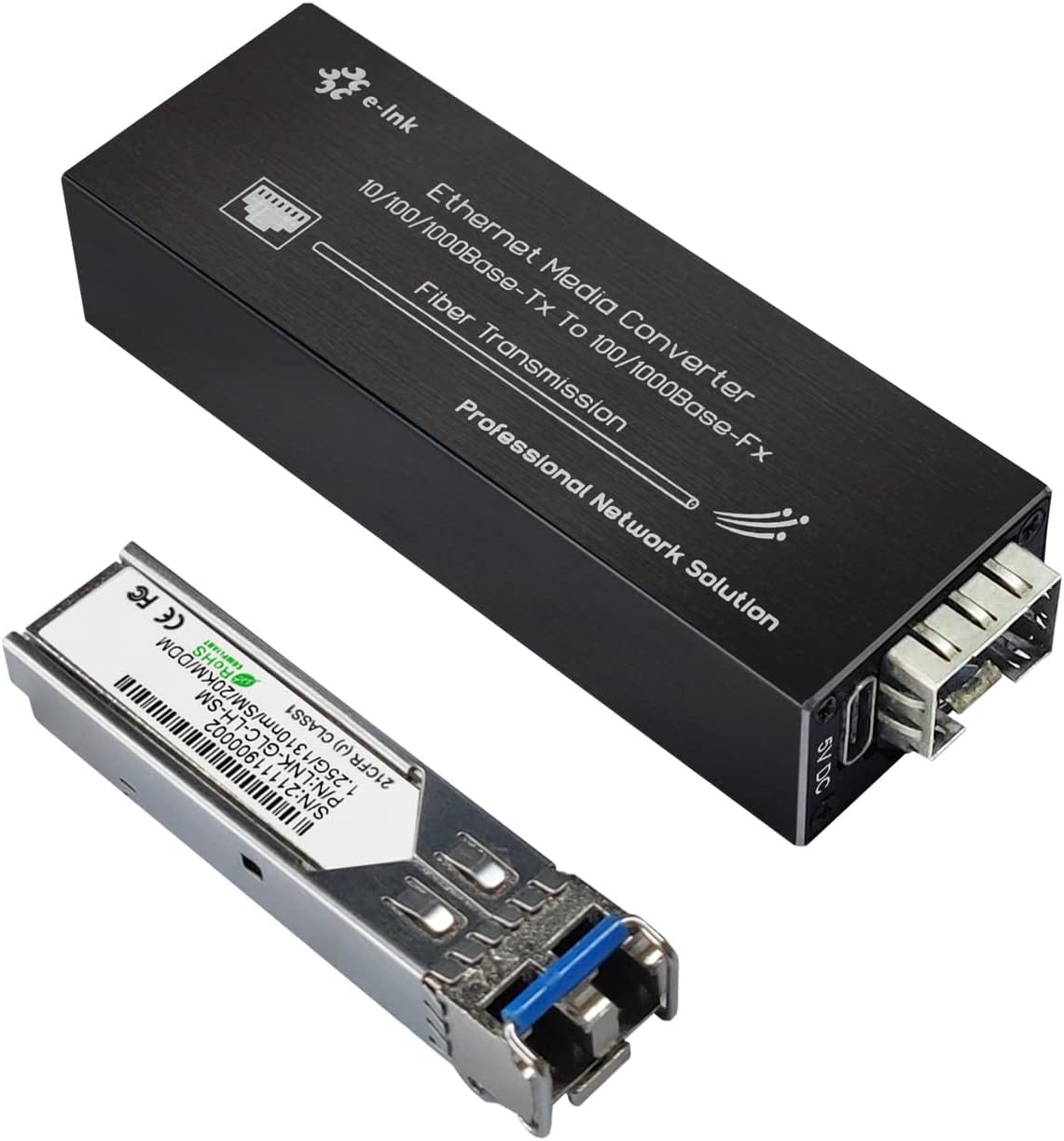 Elenzk Micro Gigabit Fiber Media Converter for Fast Connectivity