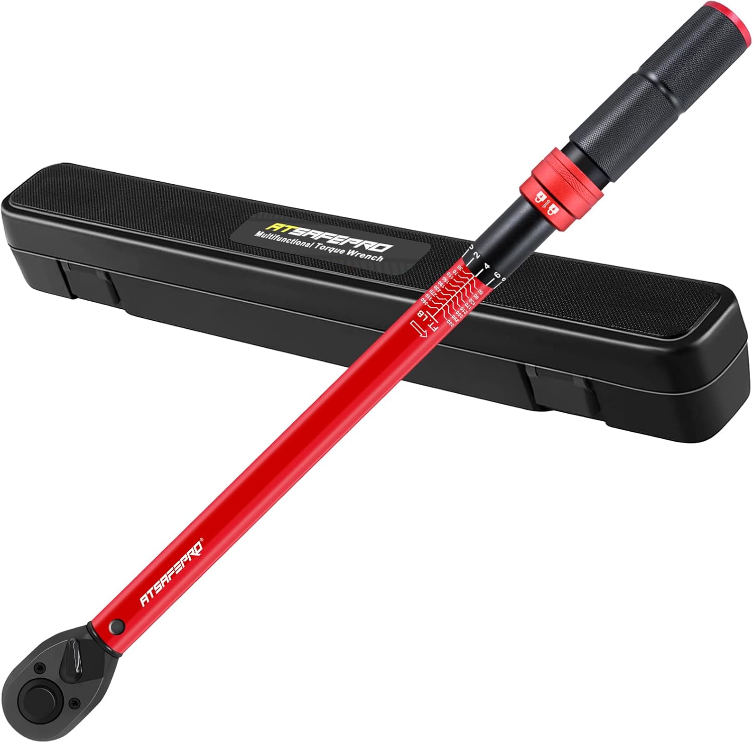 3/4 Drive Torque Wrench with Dual Scales for Precision Use