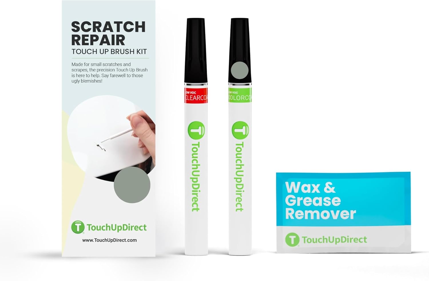 TouchUpDirect NE Cactus Gray Scratch Repair Paint Brush Kit