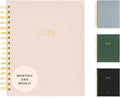 Sugar Paper 2026 Signature Spiral Planner, Weekly and Monthly - Blush
