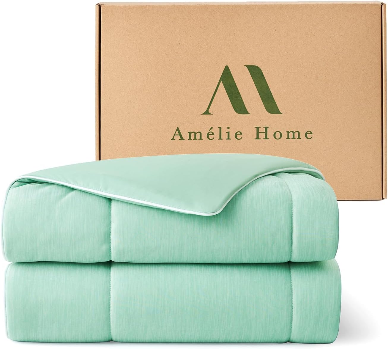 Cooling Comforter Queen Size for Hot Sleepers - Lightweight Quilt
