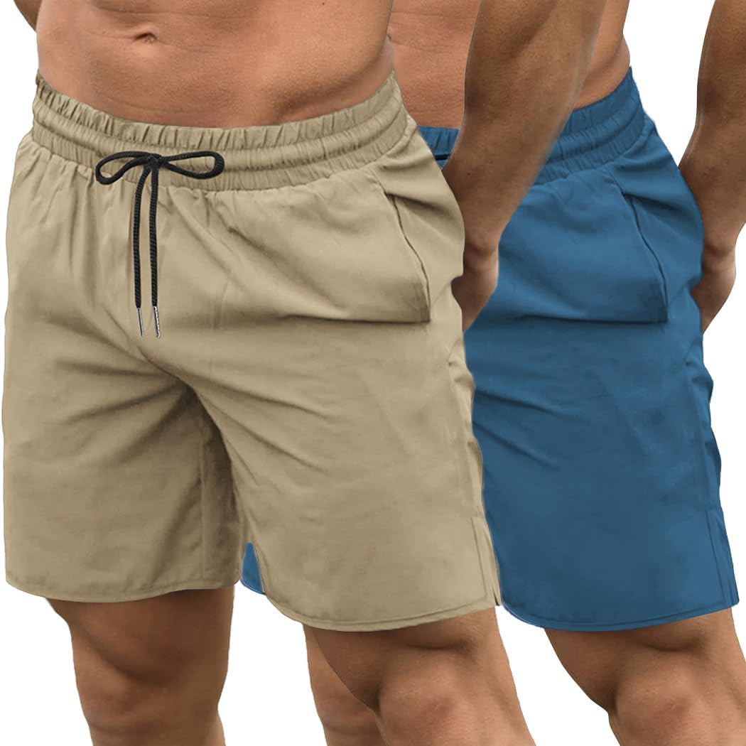 COOFANDY Men's 2 Pack Gym Workout Shorts for Active Lifestyles