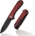 Elementum Pocket Folding Knife Black Stonewashed D2 Blade - EDC Ready