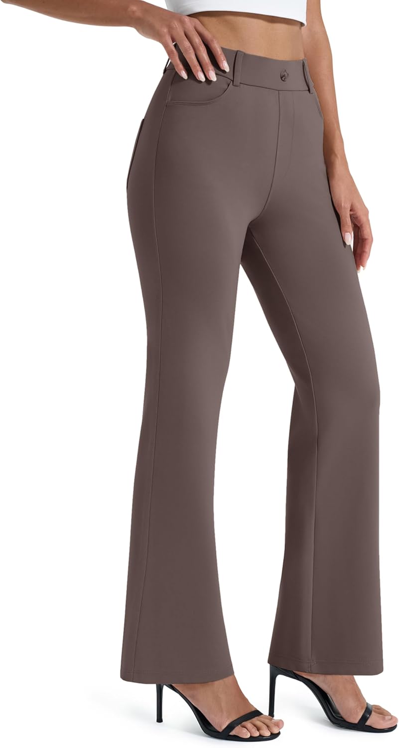 AFITNE Women's Yoga Dress Pants for Office and Casual Wear