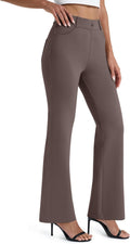 AFITNE Women's Yoga Dress Pants Stretchy Pull On Work Slacks reference