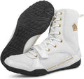 Men's Professional Boxing Wrestling Shoes High Top Breathable