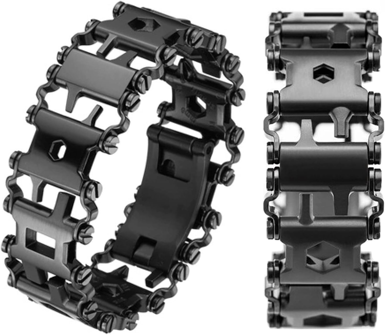 Ozzagar Multitool Bracelet - 29in1 Stainless Steel, Ultimate Travel Companion