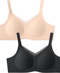 Lace V Seamless Bras for Women No Underwire Bralettes - Everyday