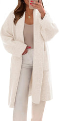 Saodimallsu Womens Long Cardigans Oversized Chunky Knit Coatigan COMFY